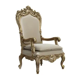 Asnaghi interiors throne armchair art